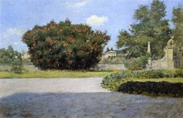 William Merritt Chase Painting - The Big Oleander William Merritt Chase